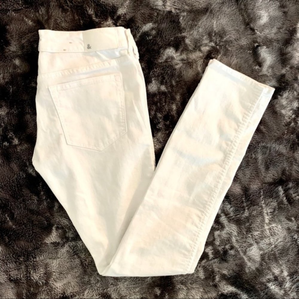H&M &SQIN Skinny White Jeans